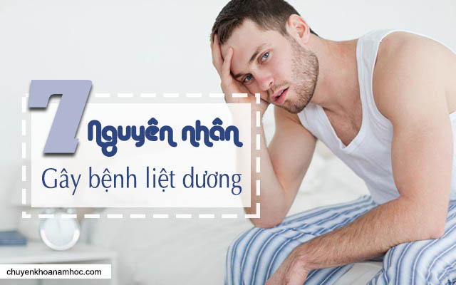 Nguyên nhân gây bệnh liệt dương