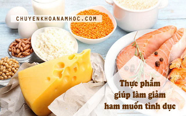 giảm ham muốn tình dục bằng thực phẩm