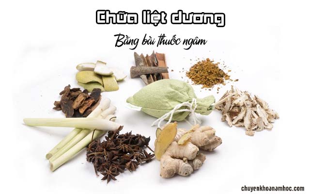 Chữa liệt dương bằng bài thuốc ngâm