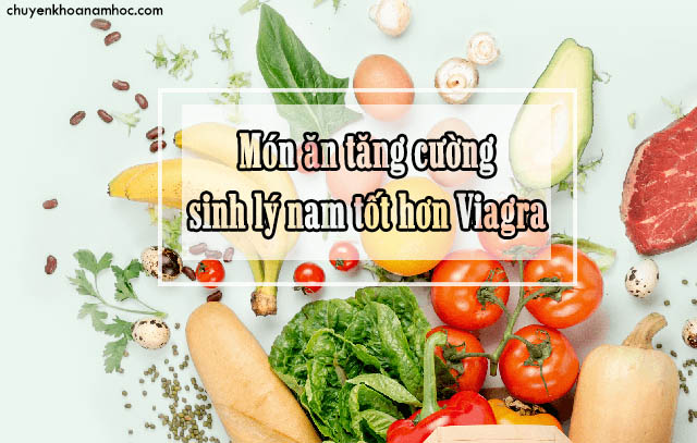 món ăn tăng cường sinh lý nam