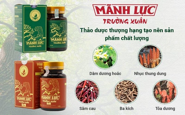 Mãnh lực Trường xuân trị xuất tinh sớm