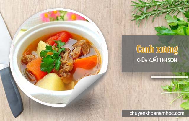 Canh xương khoai tây cà rốt