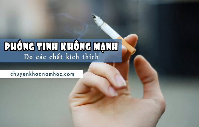 Phóng tinh không mạnh