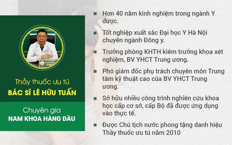 Thầy thuốc ưu tú - Bác sĩ Lê Hữu Tuấn