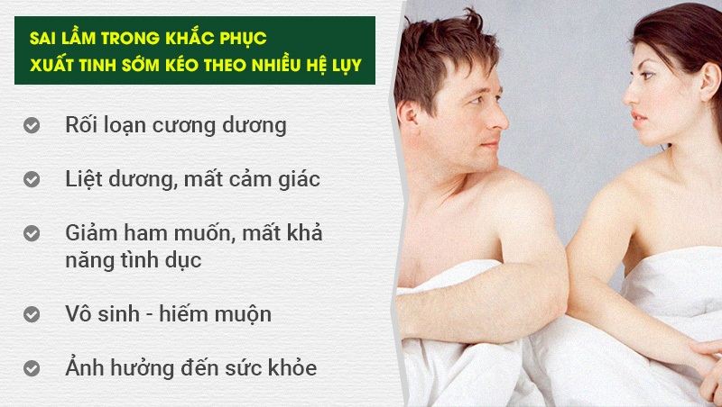 Tác hại của xuất tinh sớm