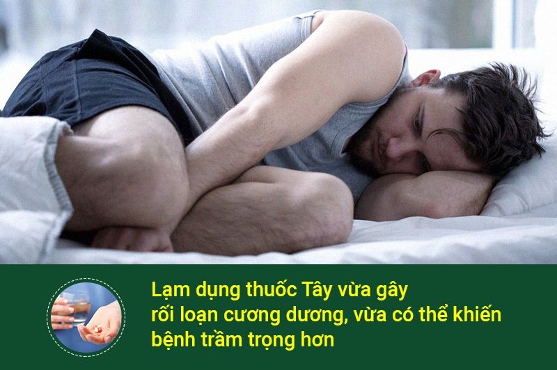 Điều trị rối loạn cương dương sai cách