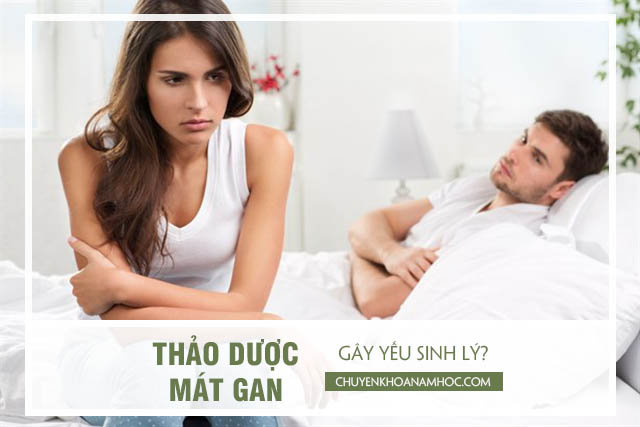 thảo dược mát gan gây yếu sinh lý