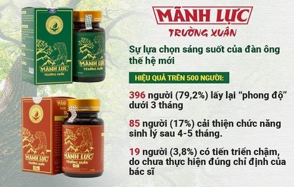 Thông tin về sản phẩm Mãnh lực Trường xuân