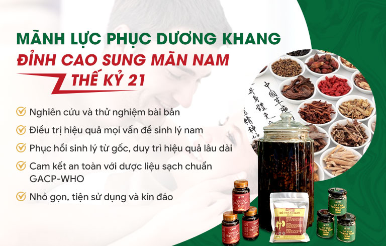 Mãnh lực Phục dương khang đỉnh cao sung mãn thế kỷ 21